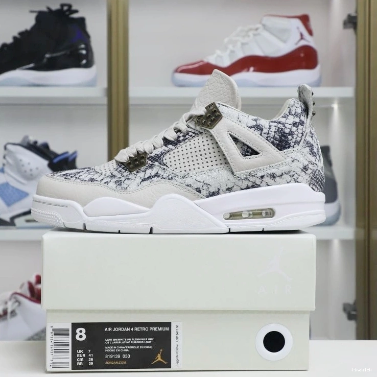Jordan retro 4 Air snakeskin Jordan 0808